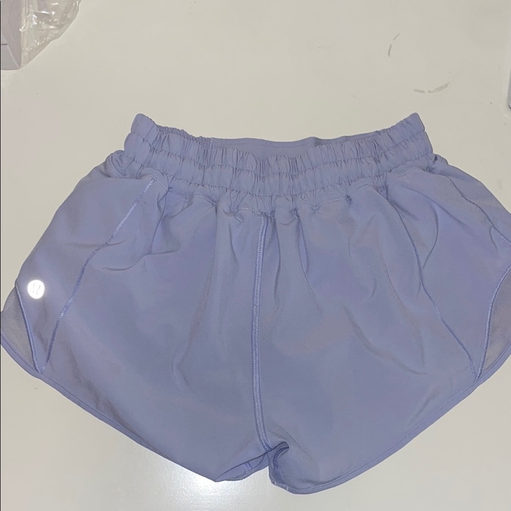 Lululemon Athletica Purple Athletic Shorts Lightweight Elastic Waist
